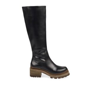 Bota-caña-alta-negra